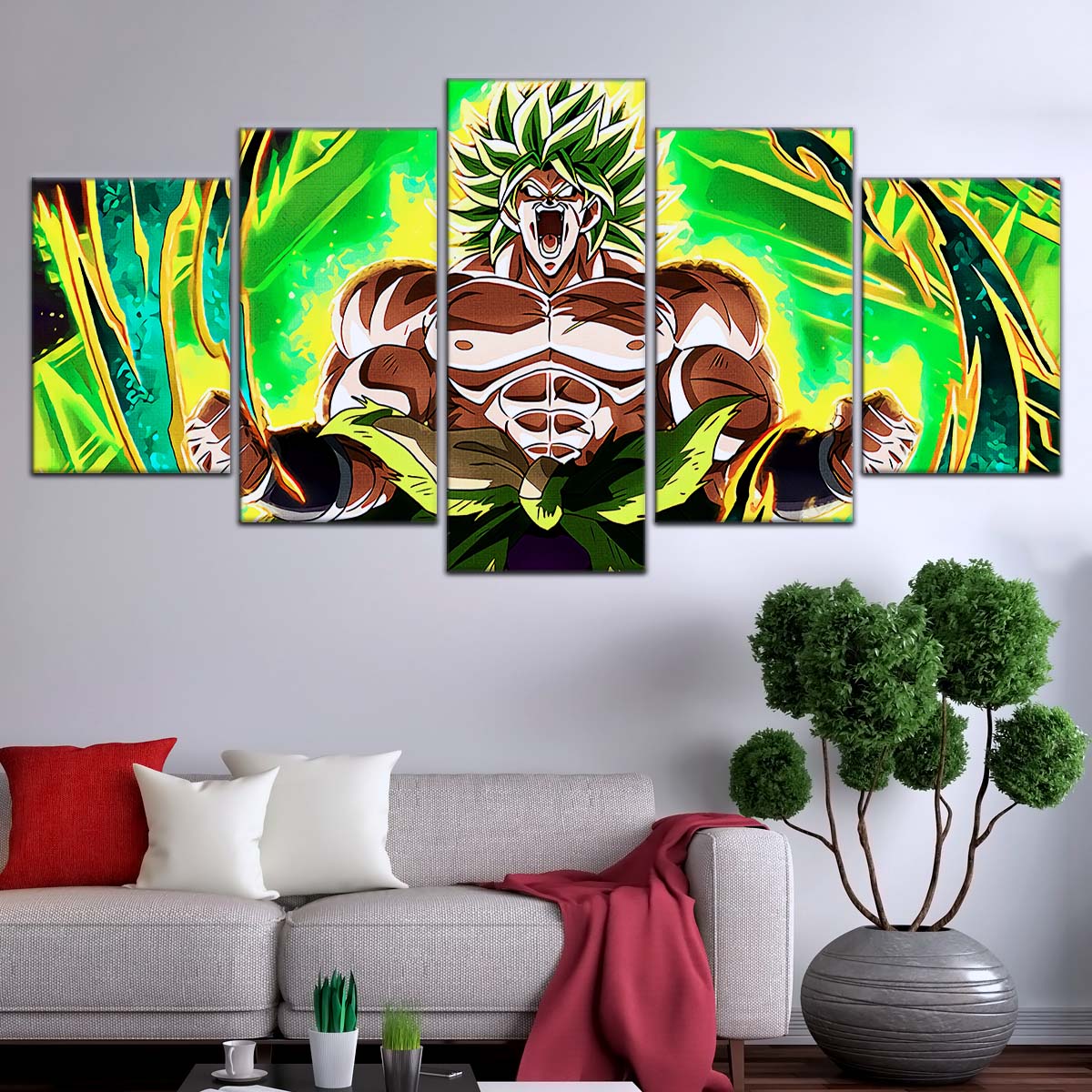 Dragon Ball Wall Art - DR5019 - Broly Unleashed - Dragon Ball Super - Dragon Ball Poster - Dragon Ball Canvas