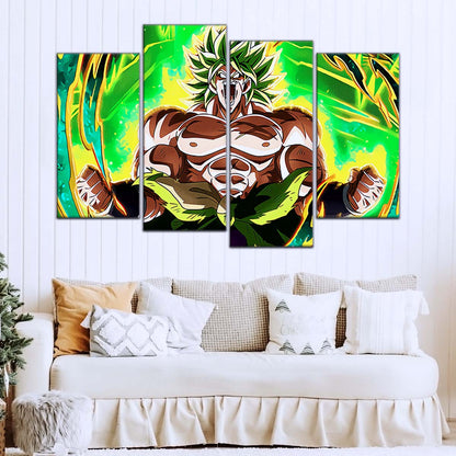Dragon Ball Wall Art - DR5019 - Broly Unleashed - Dragon Ball Super - Dragon Ball Poster - Dragon Ball Canvas