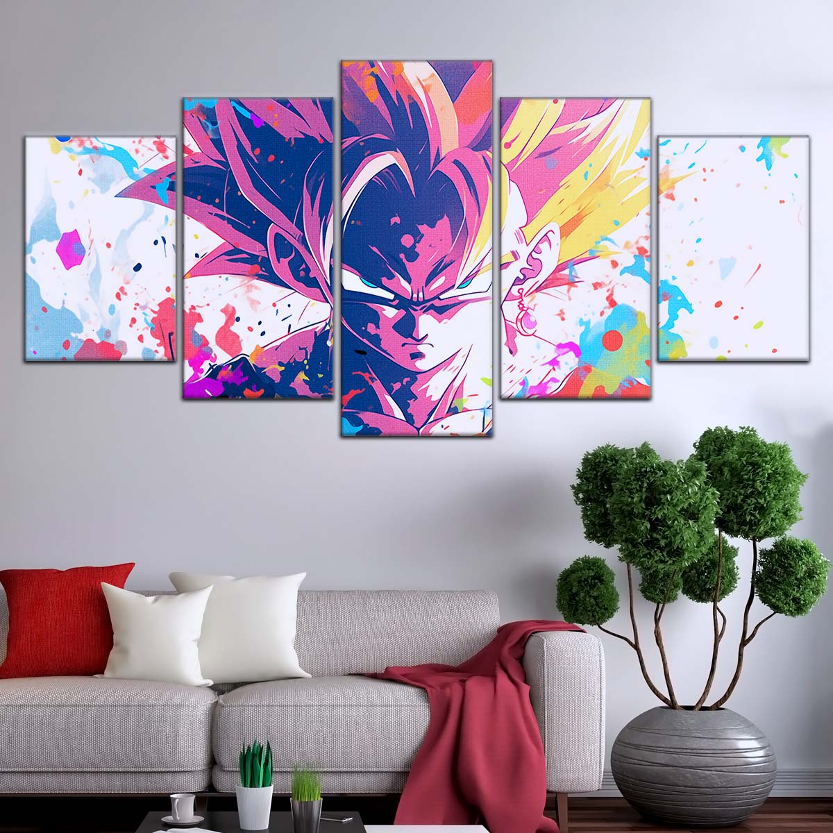 Dragon Ball Wall Art - DR5038 - Goku - Super Saiyan - Dragon Ball Super - Dragon Ball Poster - Dragon Ball Canvas