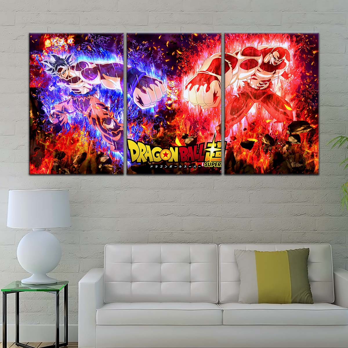Dragon Ball Wall Art - DR5102 - Mastered Ultra Instinct Goku Vs Jiren Ultra Instinct Clash In Dragon Ball Super Battle - Dragon Ball Poster - Dragon Ball Canvas