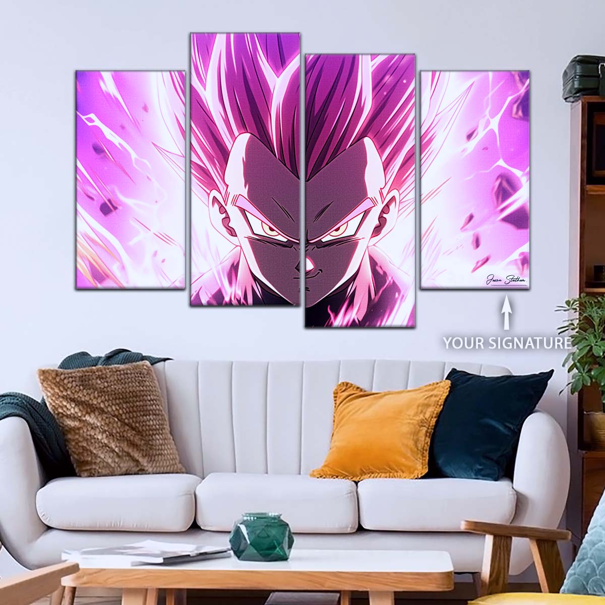 Dragon Ball Wall Art - DR5126 - Vegeta Ultra Ego - Dragon Ball Super - Dragon Ball Poster - Dragon Ball Canvas