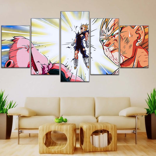 Dragon Ball Wall Art - DR5127 - Vegeta vs Majin Buu - Dragon Ball Z - Dragon Ball Poster - Dragon Ball Canvas