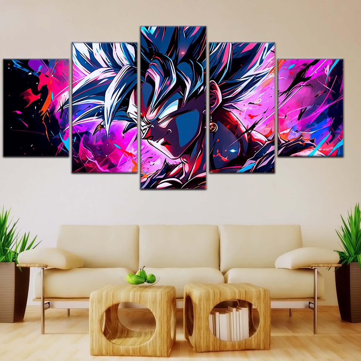 Dragon Ball Wall Art - DR5128 - Vegito - Super Saiyan - DBZ - Dragon Ball Poster - Dragon Ball Canvas