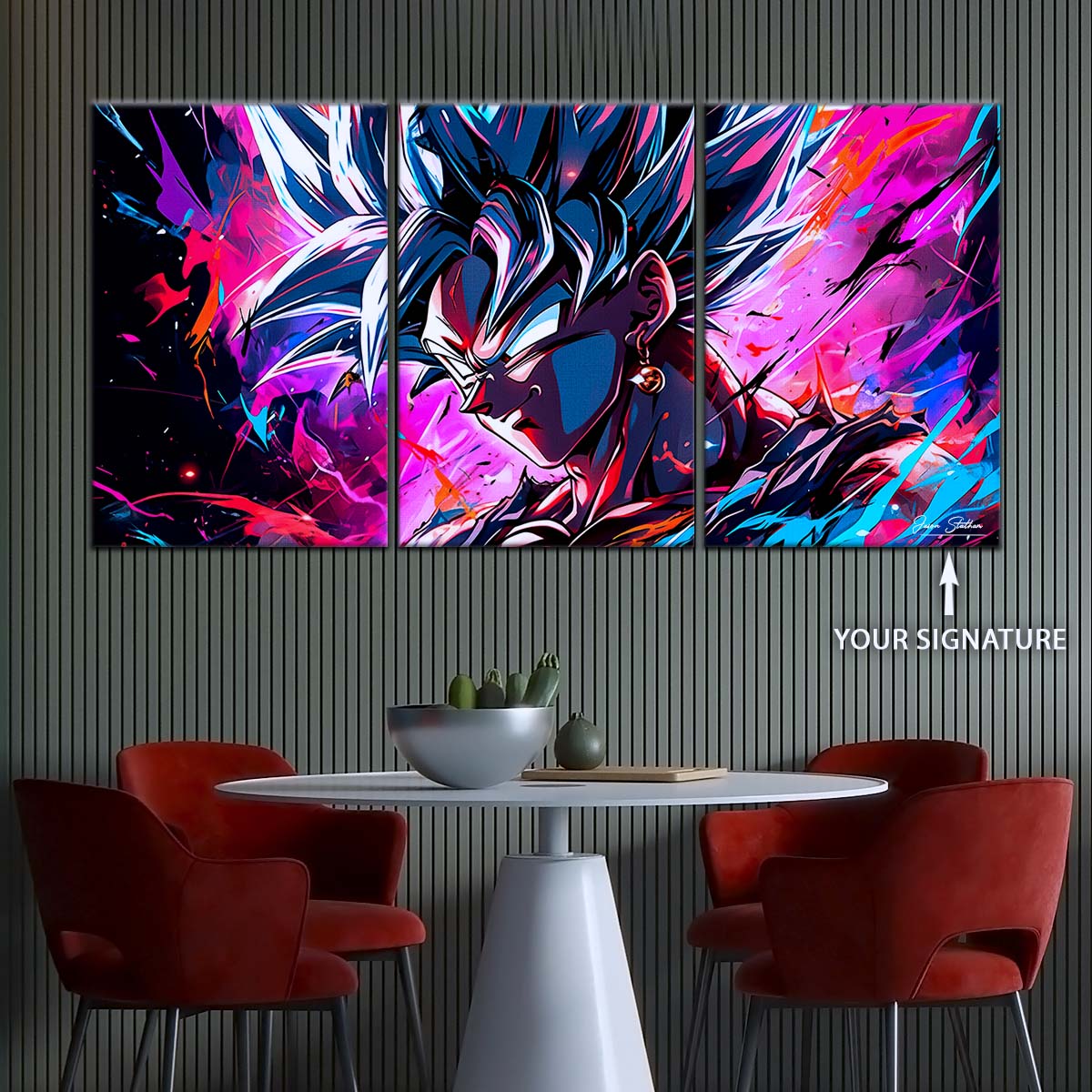 Dragon Ball Wall Art - DR5128 - Vegito - Super Saiyan - DBZ - Dragon Ball Poster - Dragon Ball Canvas
