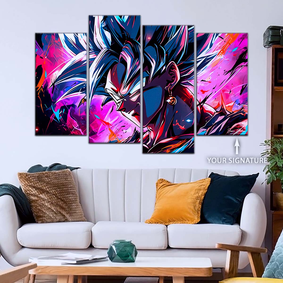 Dragon Ball Wall Art - DR5128 - Vegito - Super Saiyan - DBZ - Dragon Ball Poster - Dragon Ball Canvas