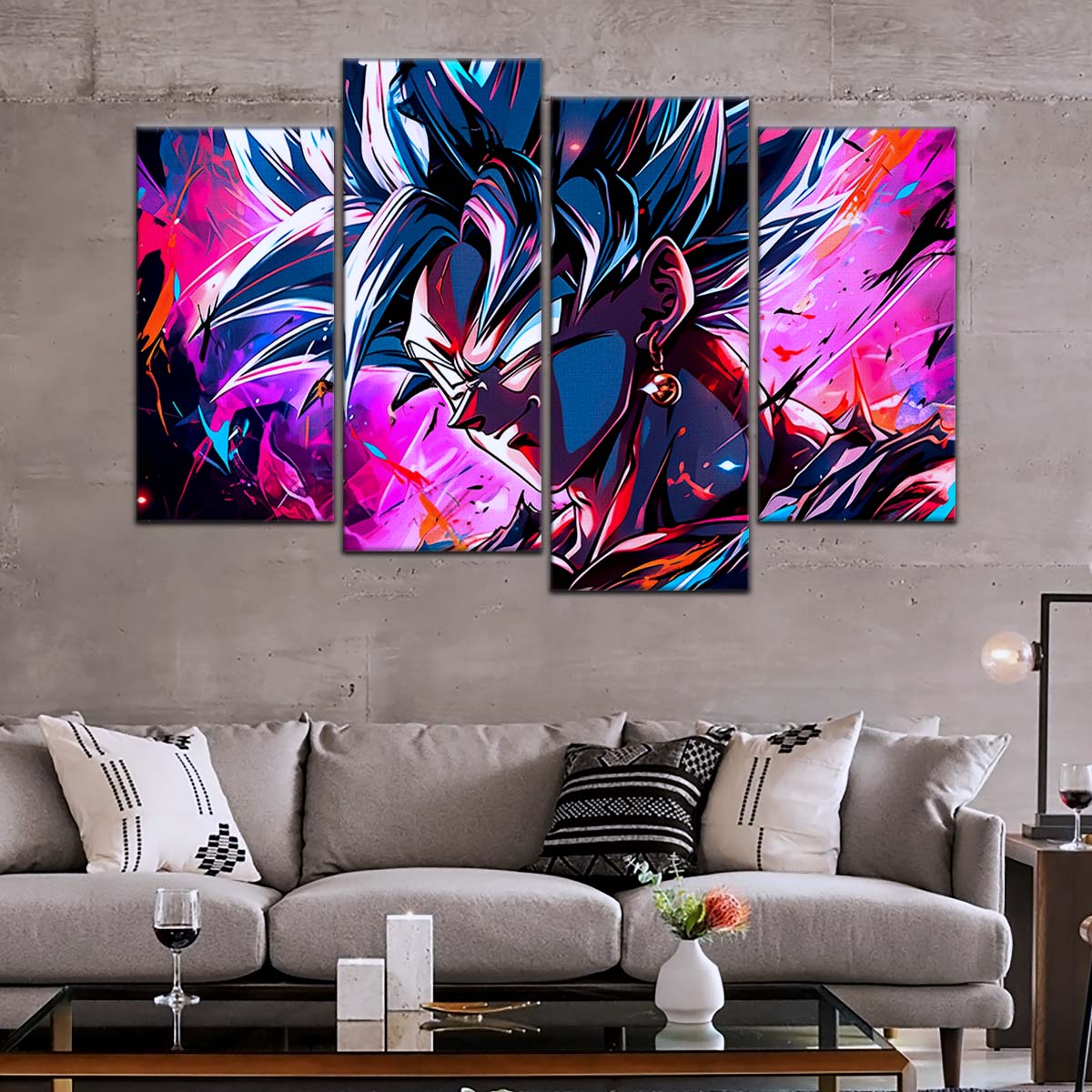 Dragon Ball Wall Art - DR5128 - Vegito - Super Saiyan - DBZ - Dragon Ball Poster - Dragon Ball Canvas