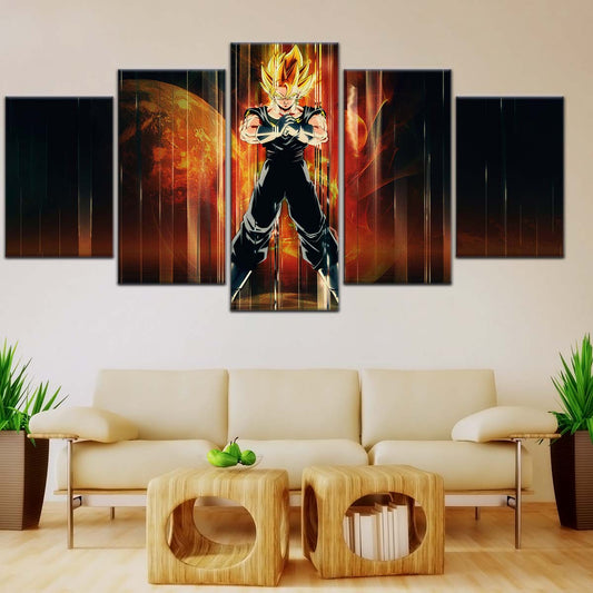 Dragon Ball Wall Art - DR5129 - Vegito - Super Saiyan - DBZ - Dragon Ball Poster - Dragon Ball Canvas