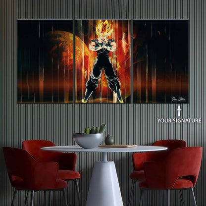 Dragon Ball Wall Art - DR5129 - Vegito - Super Saiyan - DBZ - Dragon Ball Poster - Dragon Ball Canvas
