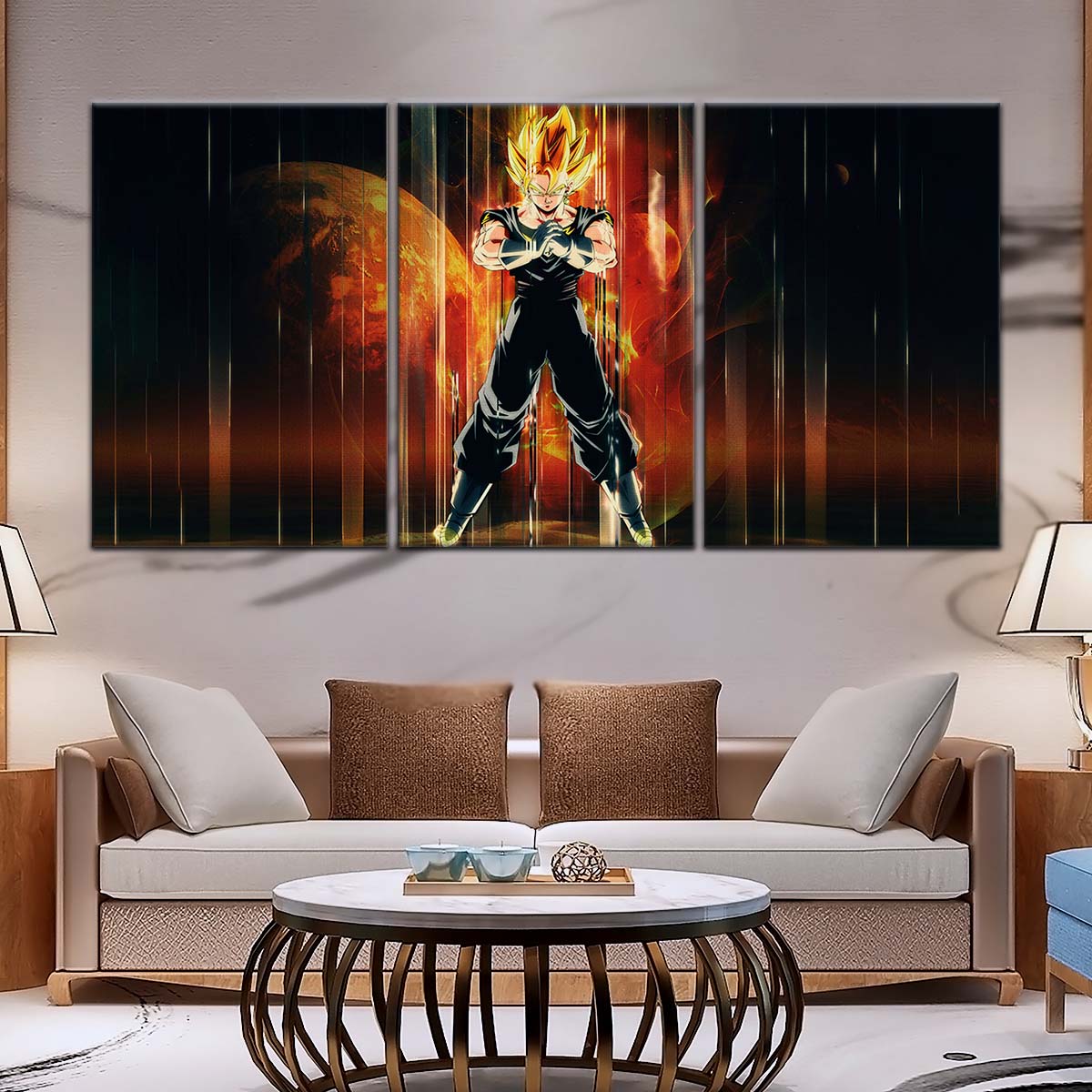 Dragon Ball Wall Art - DR5129 - Vegito - Super Saiyan - DBZ - Dragon Ball Poster - Dragon Ball Canvas