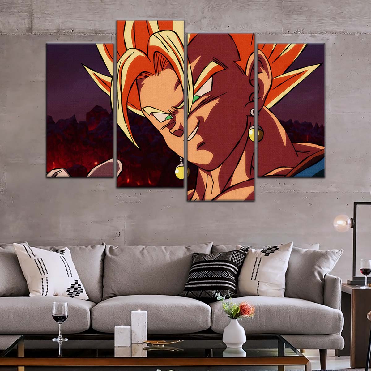 Dragon Ball Wall Art - DR5130 - Vegito - Super Saiyan - Dragon Ball Super - Dragon Ball Poster - Dragon Ball Canvas