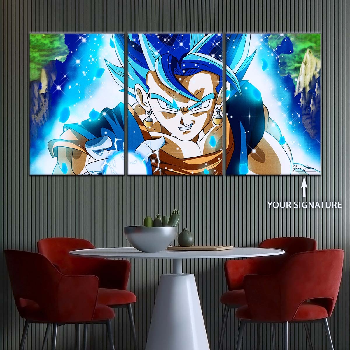 Dragon Ball Wall Art - DR5131 - Vegito - Super Saiyan Blue - Dragon Ball Super - Dragon Ball Poster - Dragon Ball Canvas