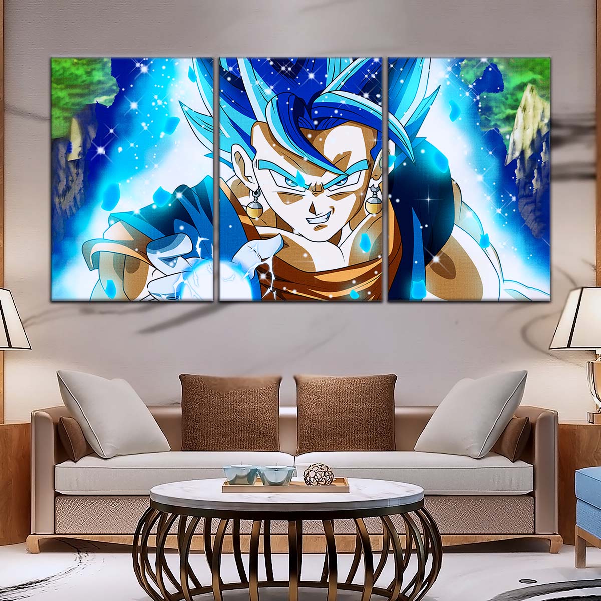 Dragon Ball Wall Art - DR5131 - Vegito - Super Saiyan Blue - Dragon Ball Super - Dragon Ball Poster - Dragon Ball Canvas