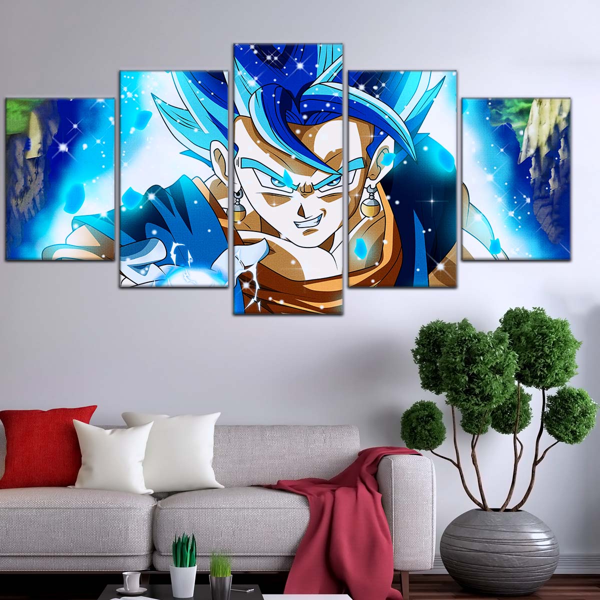 Dragon Ball Wall Art - DR5131 - Vegito - Super Saiyan Blue - Dragon Ball Super - Dragon Ball Poster - Dragon Ball Canvas