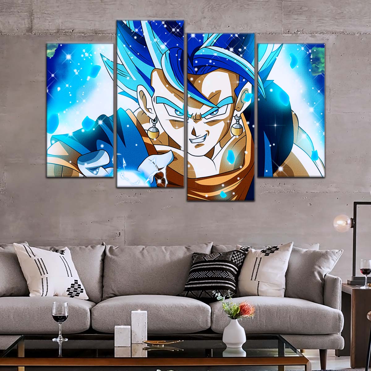 Dragon Ball Wall Art - DR5131 - Vegito - Super Saiyan Blue - Dragon Ball Super - Dragon Ball Poster - Dragon Ball Canvas