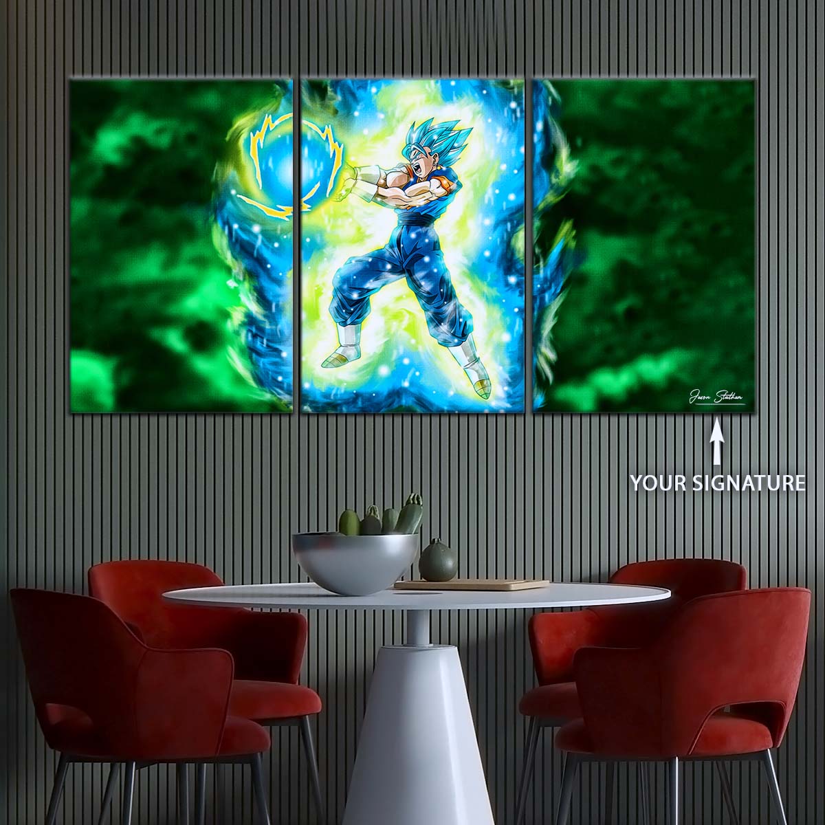 Dragon Ball Wall Art - DR5132 - Vegito Kamehameha - Dragon Ball Super - Dragon Ball Poster - Dragon Ball Canvas