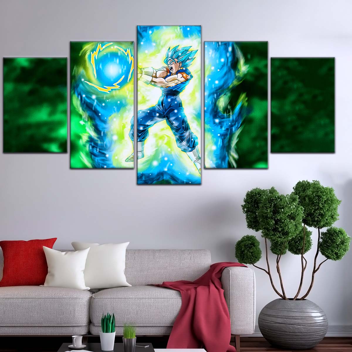 Dragon Ball Wall Art - DR5132 - Vegito Kamehameha - Dragon Ball Super - Dragon Ball Poster - Dragon Ball Canvas