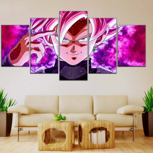 Dragon Ball Wall Art - DR5134 - Zamasu & Black Goku - Super Saiyan Rose - Dragon Ball Super - Dragon Ball Poster - Dragon Ball Canvas