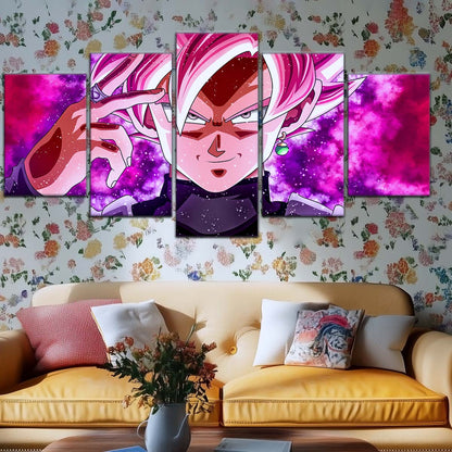 Dragon Ball Wall Art - DR5134 - Zamasu & Black Goku - Super Saiyan Rose - Dragon Ball Super - Dragon Ball Poster - Dragon Ball Canvas