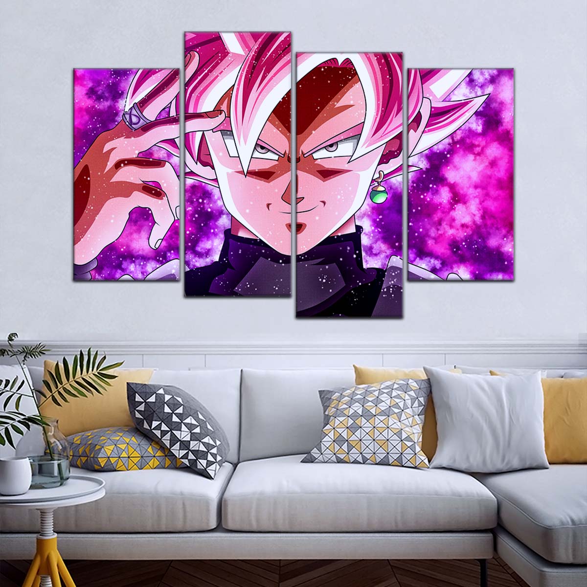 Dragon Ball Wall Art - DR5134 - Zamasu & Black Goku - Super Saiyan Rose - Dragon Ball Super - Dragon Ball Poster - Dragon Ball Canvas