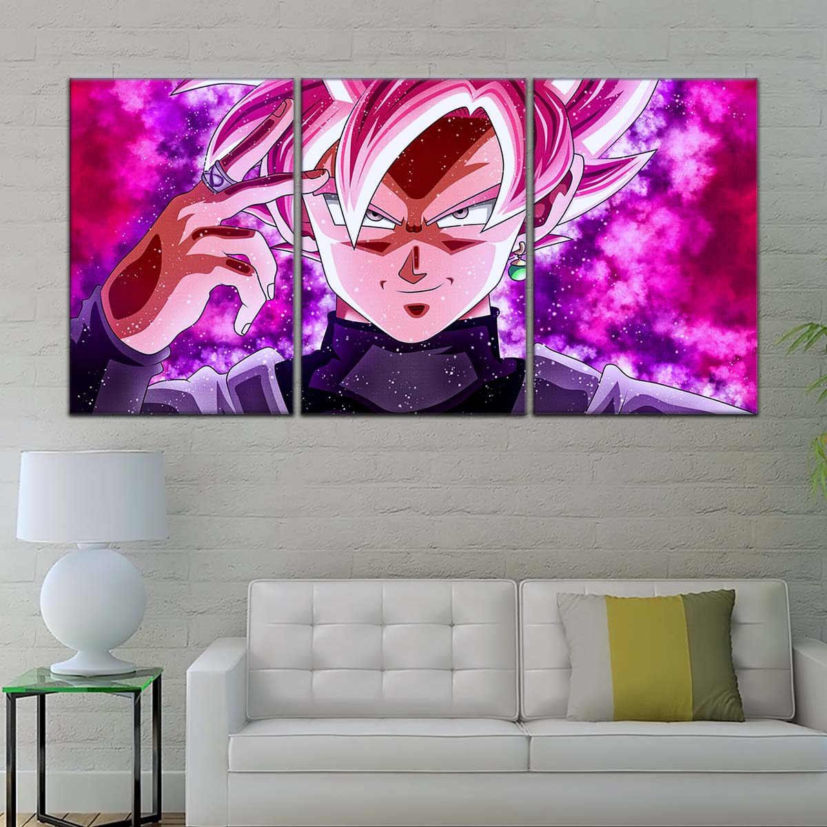 Dragon Ball Wall Art - DR5134 - Zamasu & Black Goku - Super Saiyan Rose - Dragon Ball Super - Dragon Ball Poster - Dragon Ball Canvas