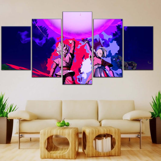 Dragon Ball Wall Art - DR5135 - Zamasu & Black Goku - Super Saiyan Rose - Dragon Ball Super - Dragon Ball Poster - Dragon Ball Canvas