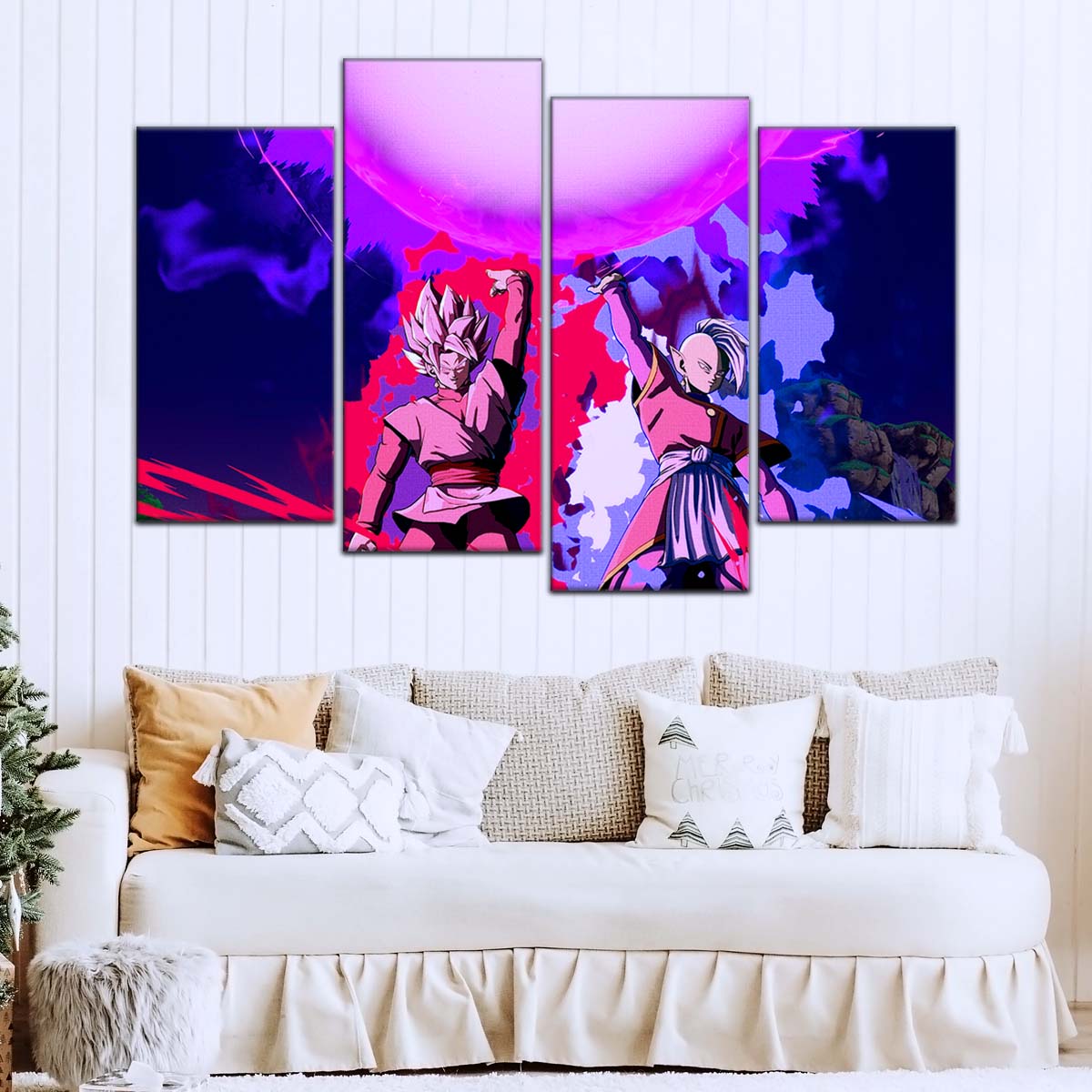 Dragon Ball Wall Art - DR5135 - Zamasu & Black Goku - Super Saiyan Rose - Dragon Ball Super - Dragon Ball Poster - Dragon Ball Canvas