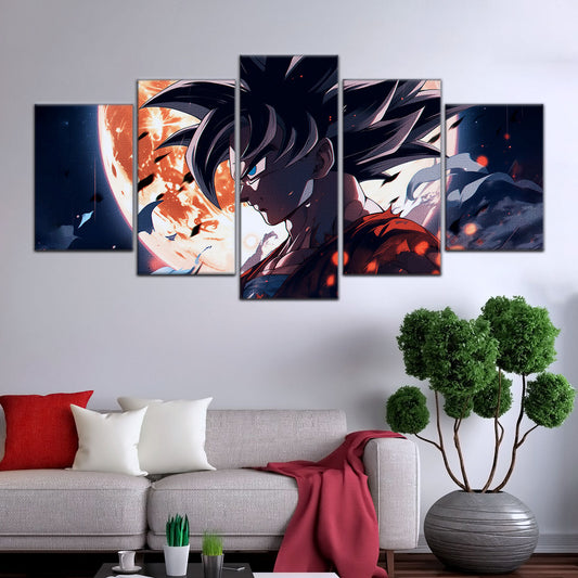 Dragon Ball Super Canvas Wall Art - DR5025 - Super Saiyan Goku