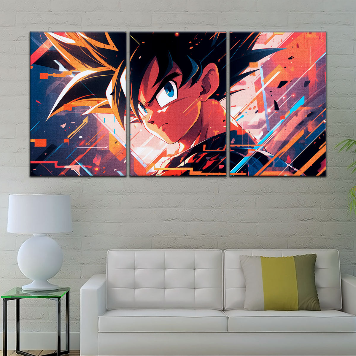 Dragon Ball Canvas Wall Art - DR5035 - Super Saiyan Goku