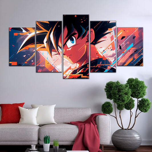 Dragon Ball Canvas Wall Art - DR5035 - Super Saiyan Goku