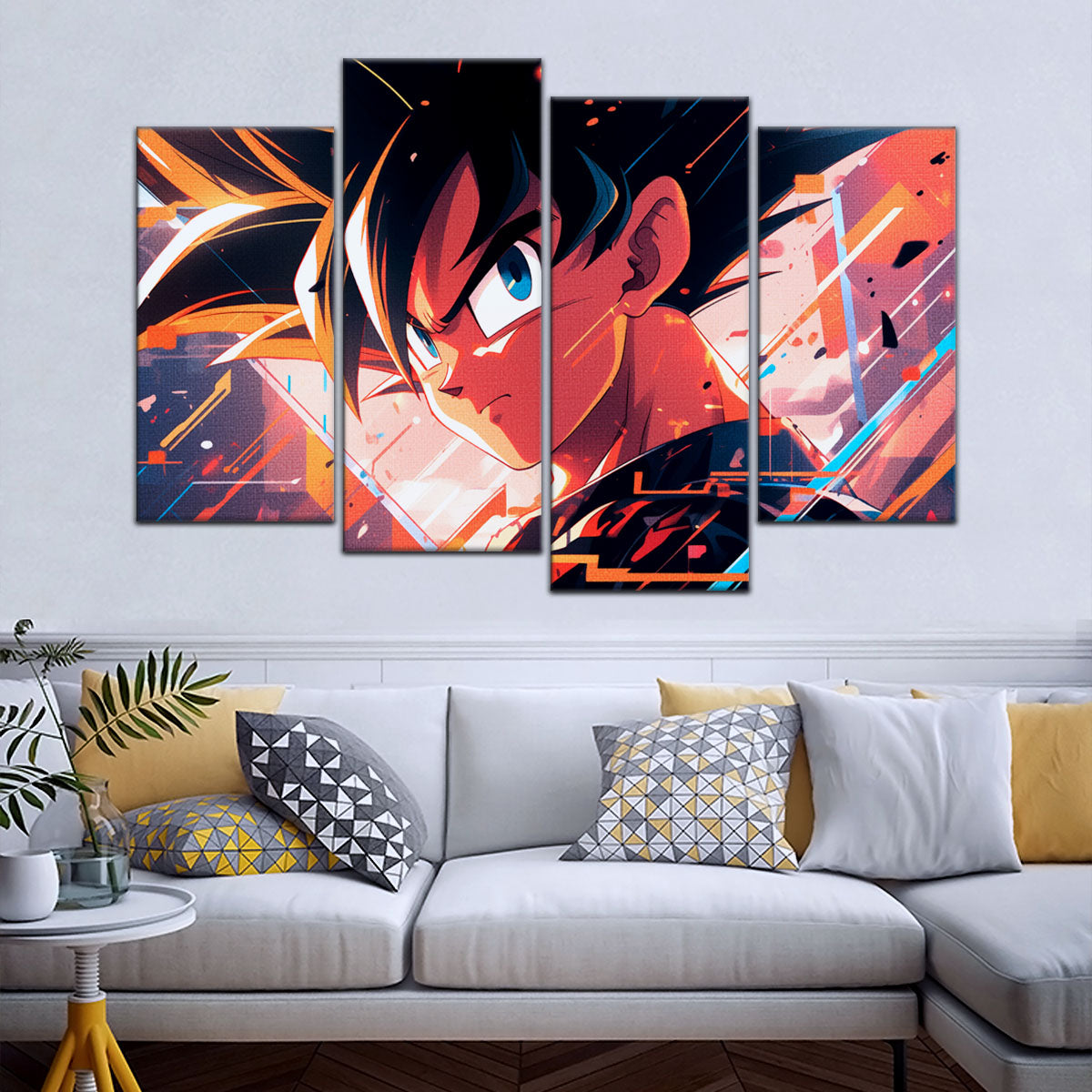 Dragon Ball Canvas Wall Art - DR5035 - Super Saiyan Goku
