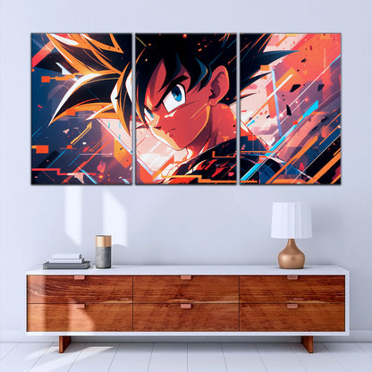Dragon Ball Canvas Wall Art - DR5035 - Super Saiyan Goku