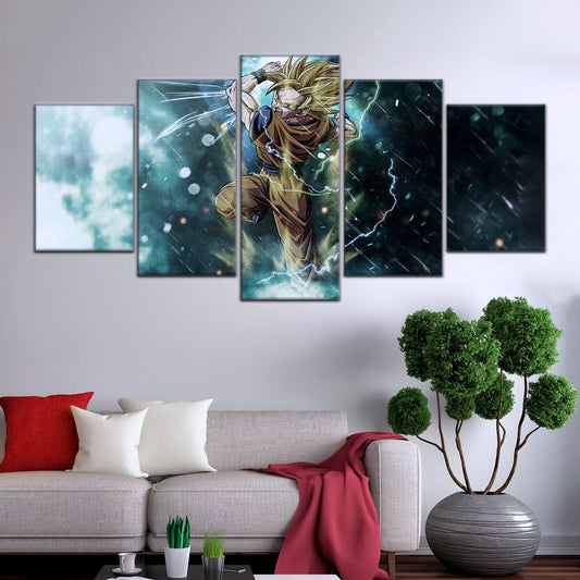 Dragon Ball Canvas Wall Art - DR5044 - Super Saiyan Goku