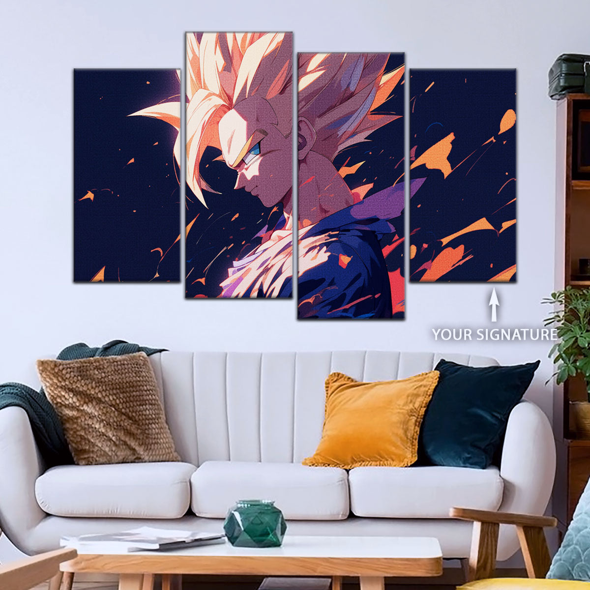 Dragon Ball Canvas Wall Art - DR5033 - Super Saiyan Gohan