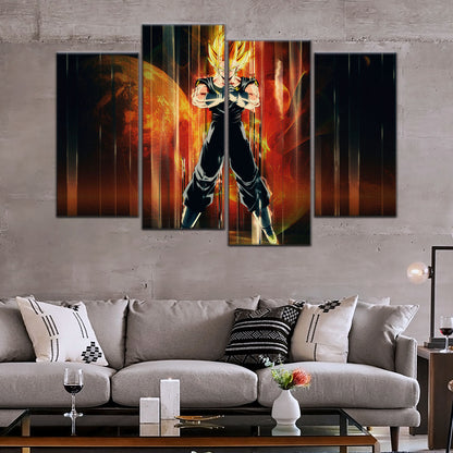 Dragon Ball Canvas Wall Art - DR5129 - Super Saiyan Vegito