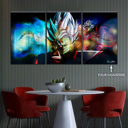 Dragon Ball Wall Art - DR5138 - Zamasu Epic Battle - Zamasu Vs Vegito - Dragon Ball Super - Dragon Ball Poster - Dragon Ball Canvas