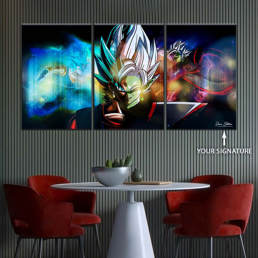 Dragon Ball Wall Art - DR5138 - Zamasu Epic Battle - Zamasu Vs Vegito - Dragon Ball Super - Dragon Ball Poster - Dragon Ball Canvas