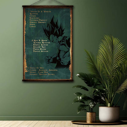 Dragon Ball Wall Art - Dragon Ball Poster - Dragon Ball Canvas - 7 5 3 Code - Vegeta - DR061 - Vertical Poster - Vertical Canvas