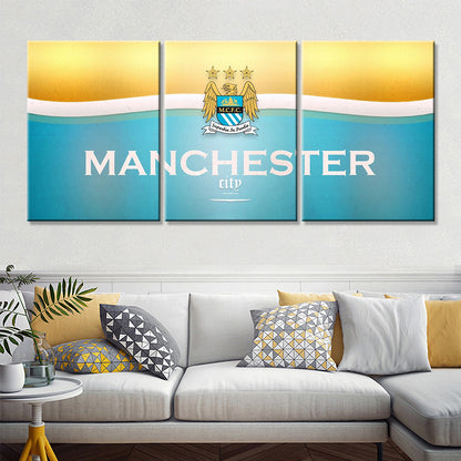 Football Wall Art - FB5021 - Manchester City F.C - MCFC - Football Poster - Football Canvas