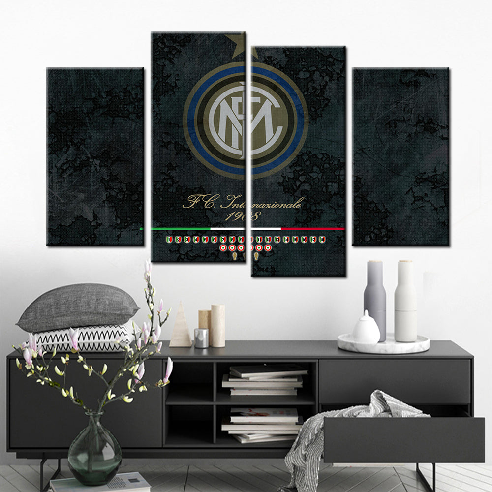 Football Wall Art - FB5027 - Serie A - Inter Milan - Football Poster - Football Canvas