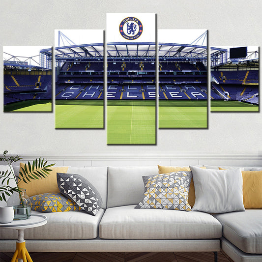 Soccer Canvas Wall Art - FB5017 - Chelsea FC Stadium