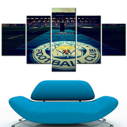 Football Wall Art - FB5024 - Leicester City Champions League - Leicester City F.C - Football Poster - Football Canvas