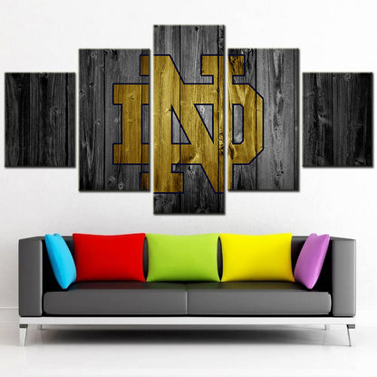 American Football Canvas Wall Art - FT5023 - Notre Dame Fighting Irish Football
