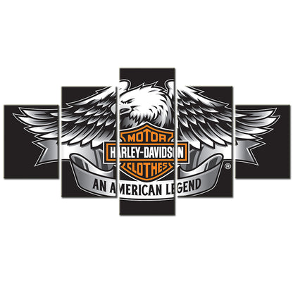 Harley Davidson - 5 Pieces Wall Art - HD5003 - Motor Harley Davidson Clothes An American Legend - Harley Davidson Poster - Harley Davidson Canvas