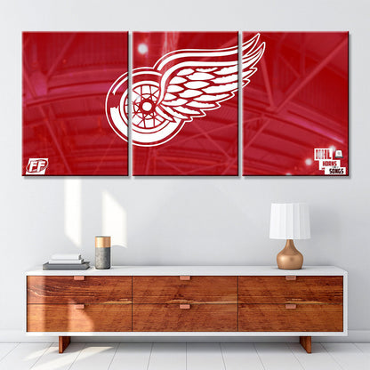 Hockey Canvas Wall Art - HK5007 - Detroit Red Wings