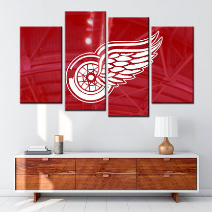 Hockey Canvas Wall Art - HK5007 - Detroit Red Wings
