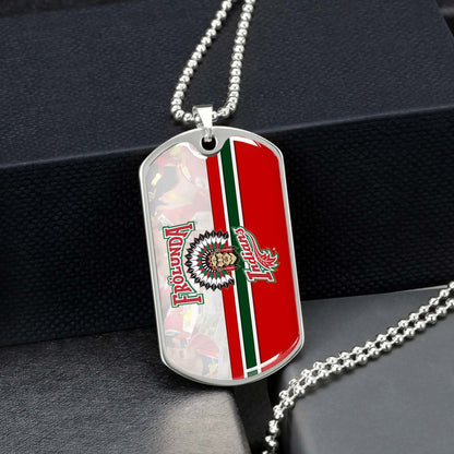 Ice Hockey - HKD006 - Frolunda Indians - FHC Golden - Ice Hockey Dog Tag - Military Ball Chain - Luxury Dog Tag