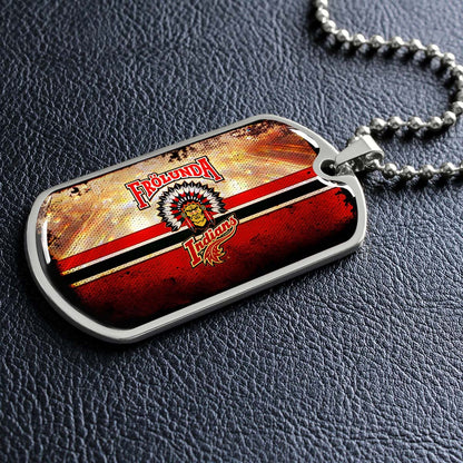 Ice Hockey - HKD009 - Frolunda Indians - FHC Golden - Ice Hockey Dog Tag - Military Ball Chain - Luxury Dog Tag