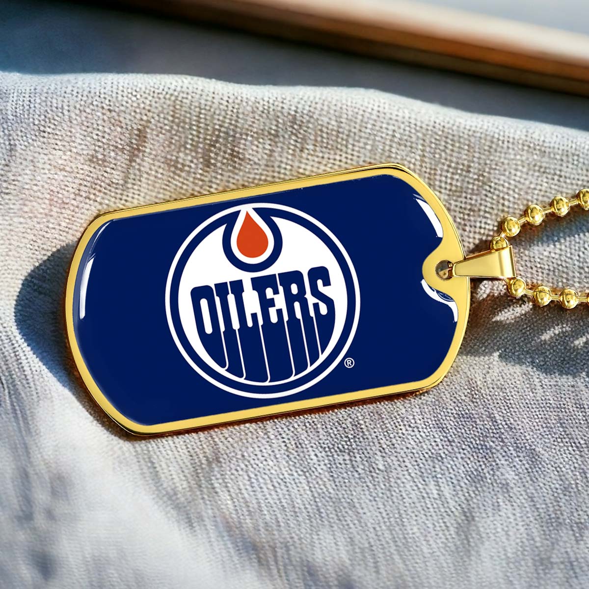 Ice Hockey - HKD031 - Bold Hockey Excellence - Ice Hockey Dog Tag - Military Ball Chain - Luxury Dog Tag