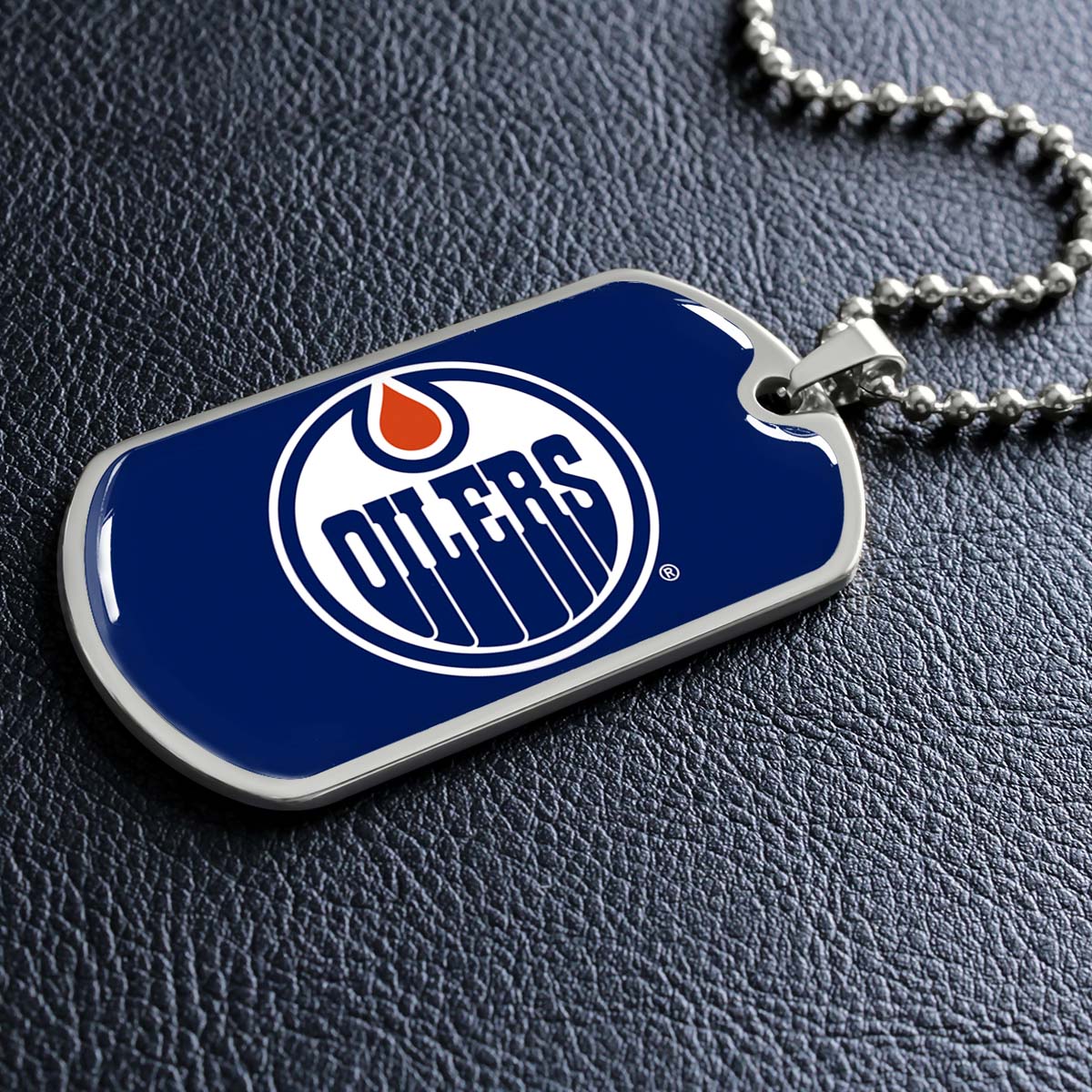 Ice Hockey - HKD031 - Bold Hockey Excellence - Ice Hockey Dog Tag - Military Ball Chain - Luxury Dog Tag