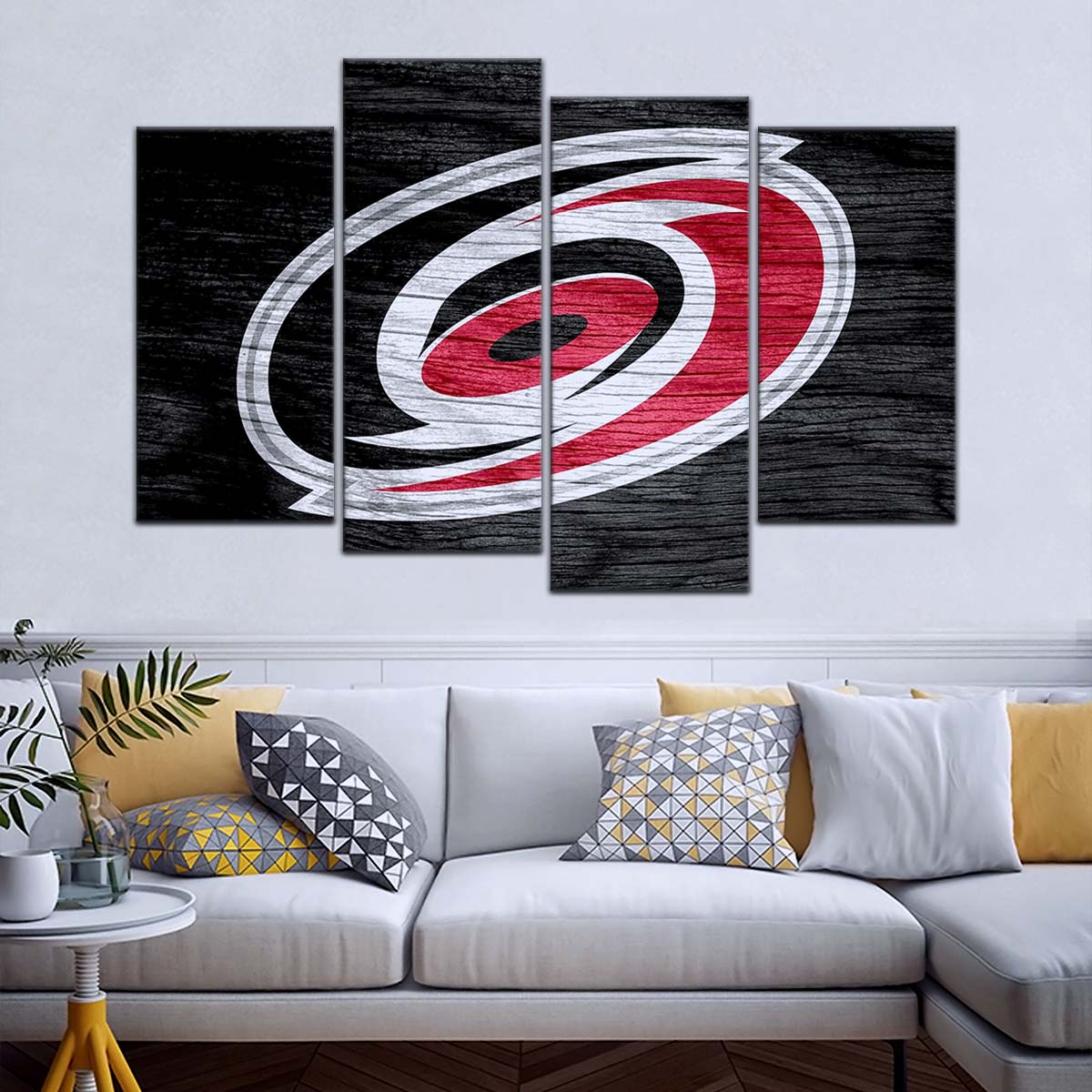Hockey Canvas Wall Art - IH5027 - Carolina Hurricanes